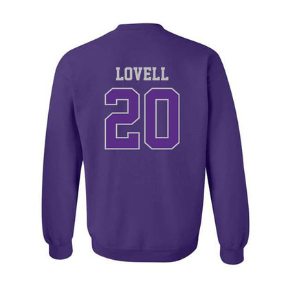 Stonehill - NCAA Men's Basketball : Cory Lovell - Classic Shersey Crewneck Sweatshirt-1