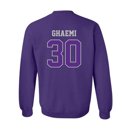 Stonehill - NCAA Men's Ice Hockey : Dylan Ghaemi - Classic Shersey Crewneck Sweatshirt-1