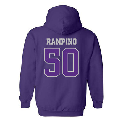 Stonehill - NCAA Football : Julian Rampino - Classic Shersey Hooded Sweatshirt-1