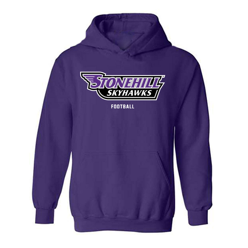 Stonehill - NCAA Football : John Flynn - Classic Shersey Hooded Sweatshirt-0