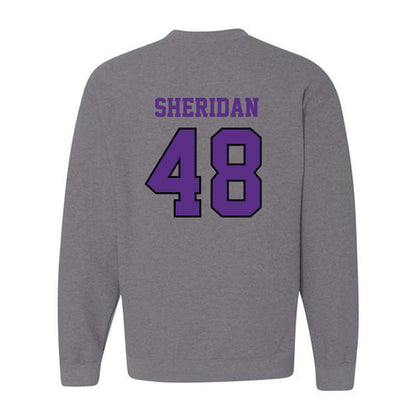 Stonehill - NCAA Football : Kevin Sheridan - Classic Shersey Crewneck Sweatshirt-1