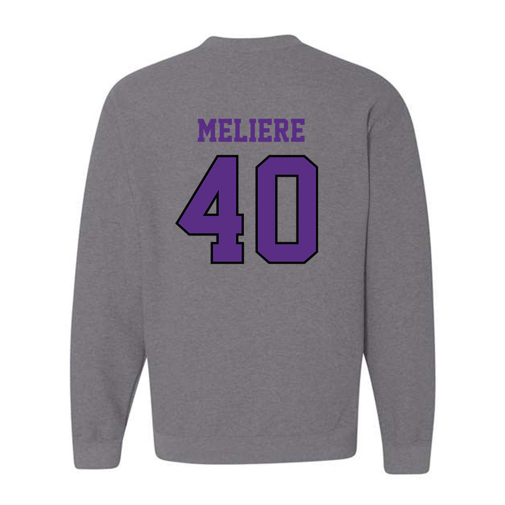 Stonehill - NCAA Baseball : Kenny Meliere - Classic Shersey Crewneck Sweatshirt-1