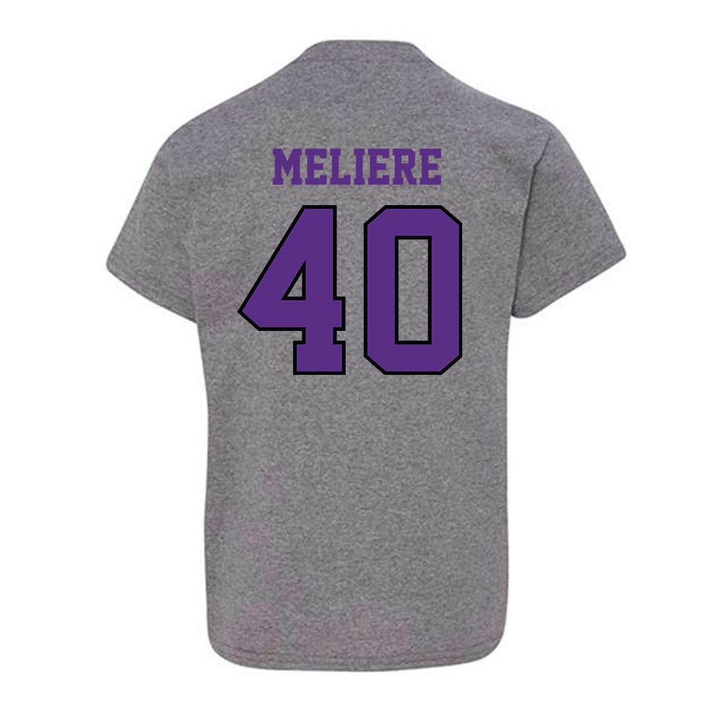 Stonehill - NCAA Baseball : Kenny Meliere - Classic Shersey Youth T-Shirt-1