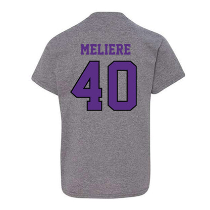 Stonehill - NCAA Baseball : Kenny Meliere - Classic Shersey Youth T-Shirt-1