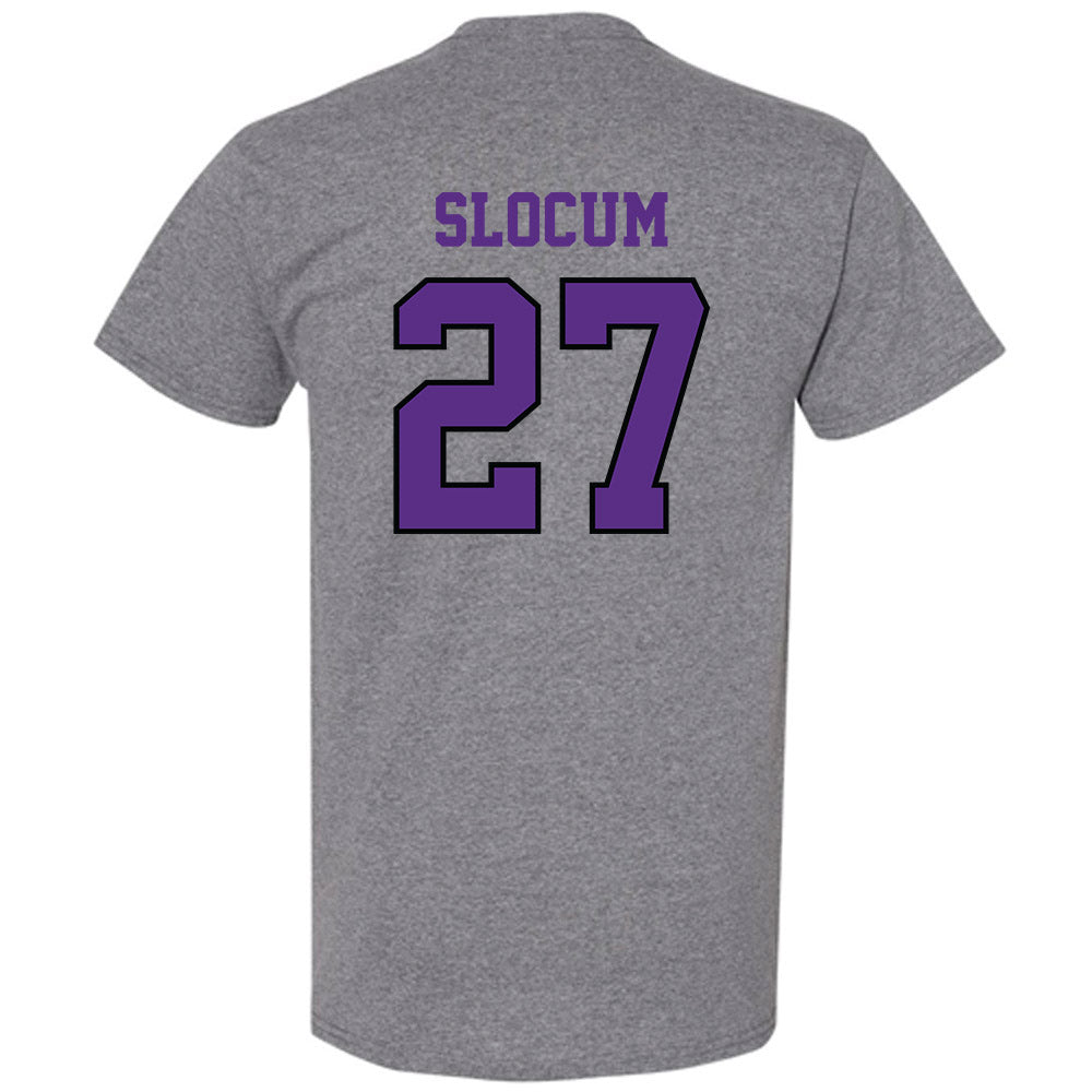 Stonehill - NCAA Women's Ice Hockey : Makenna Slocum - Classic Shersey T-Shirt-1