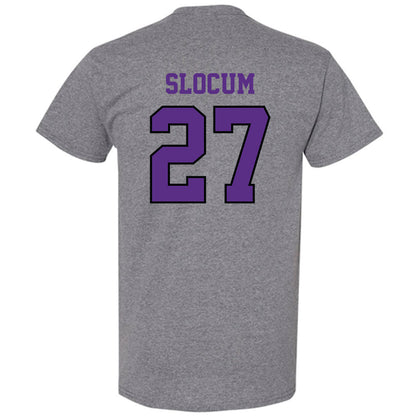 Stonehill - NCAA Women's Ice Hockey : Makenna Slocum - Classic Shersey T-Shirt-1