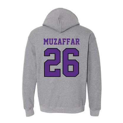 Stonehill - NCAA Men's Soccer : Amman Muzaffar - Classic Shersey Hooded Sweatshirt-1