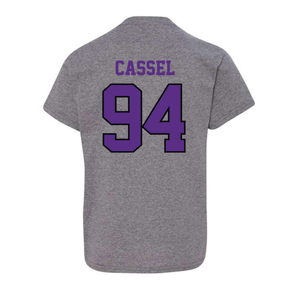 Stonehill - NCAA Football : Marcus Cassel - Classic Shersey Youth T-Shirt-1