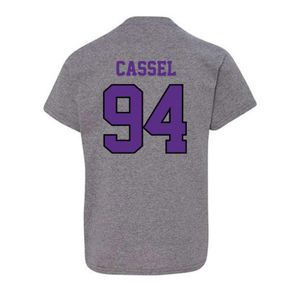 Stonehill - NCAA Football : Marcus Cassel - Classic Shersey Youth T-Shirt-1