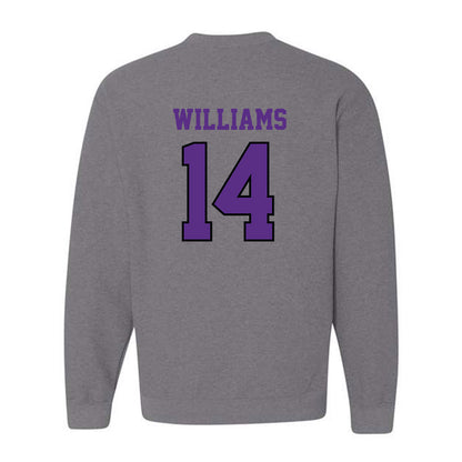 Stonehill - NCAA Football : Jahnez Williams - Classic Shersey Crewneck Sweatshirt-1