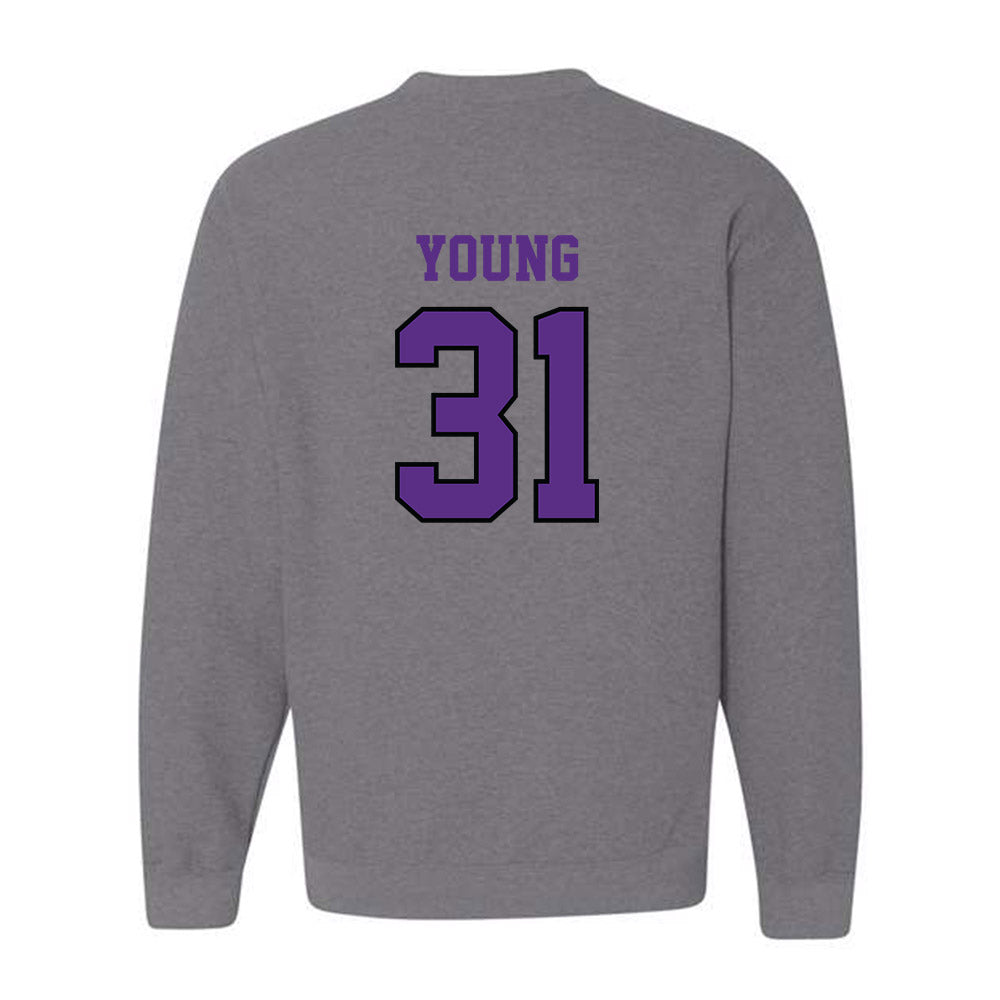 Stonehill - NCAA Football : Tyler Young - Classic Shersey Crewneck Sweatshirt-1