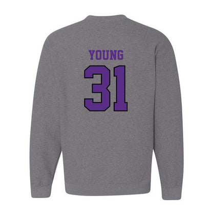 Stonehill - NCAA Football : Tyler Young - Classic Shersey Crewneck Sweatshirt-1