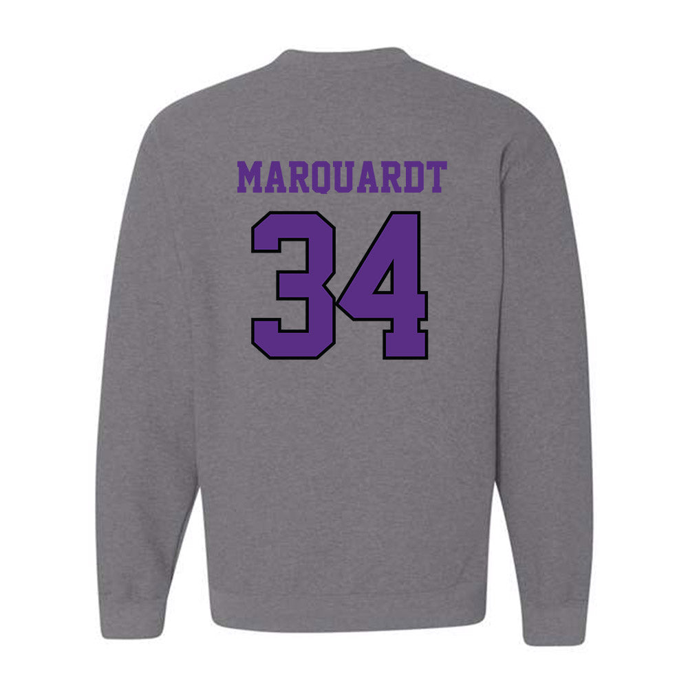 Stonehill - NCAA Men's Basketball : Neal Marquardt - Classic Shersey Crewneck Sweatshirt-1