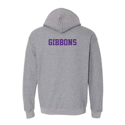 Stonehill - NCAA Women's Track & Field (Indoor) : Kaitlyn Gibbons - Classic Shersey Hooded Sweatshirt-1