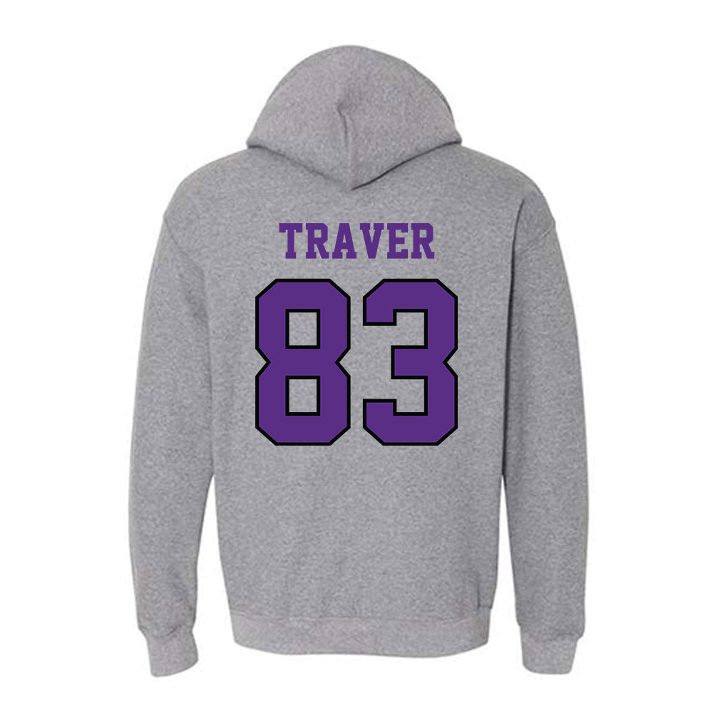 Stonehill - NCAA Football : Ashtin Traver - Classic Shersey Hooded Sweatshirt-1