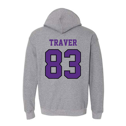 Stonehill - NCAA Football : Ashtin Traver - Classic Shersey Hooded Sweatshirt-1