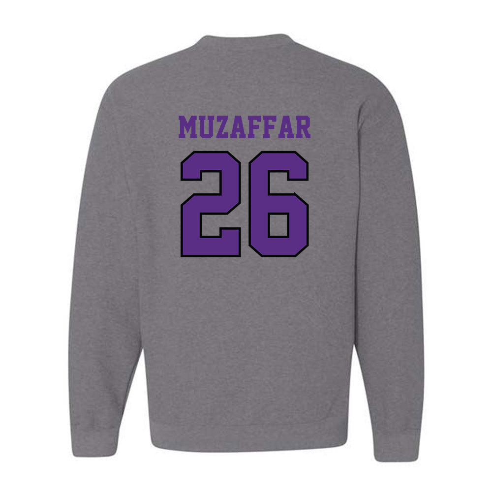 Stonehill - NCAA Men's Soccer : Amman Muzaffar - Classic Shersey Crewneck Sweatshirt-1