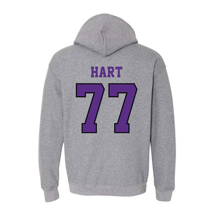 Stonehill - NCAA Football : Griffin Hart - Classic Shersey Hooded Sweatshirt-1