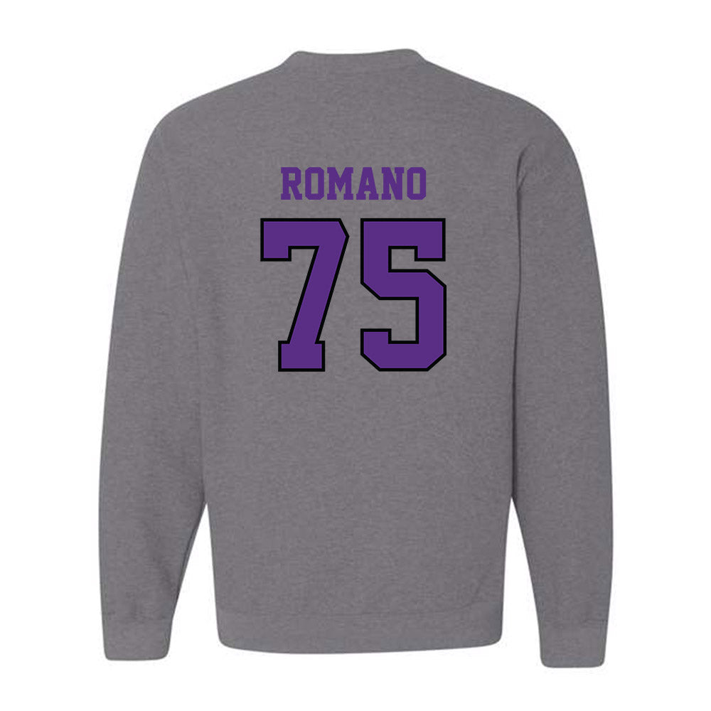 Stonehill - NCAA Football : Evan Romano - Classic Shersey Crewneck Sweatshirt-1