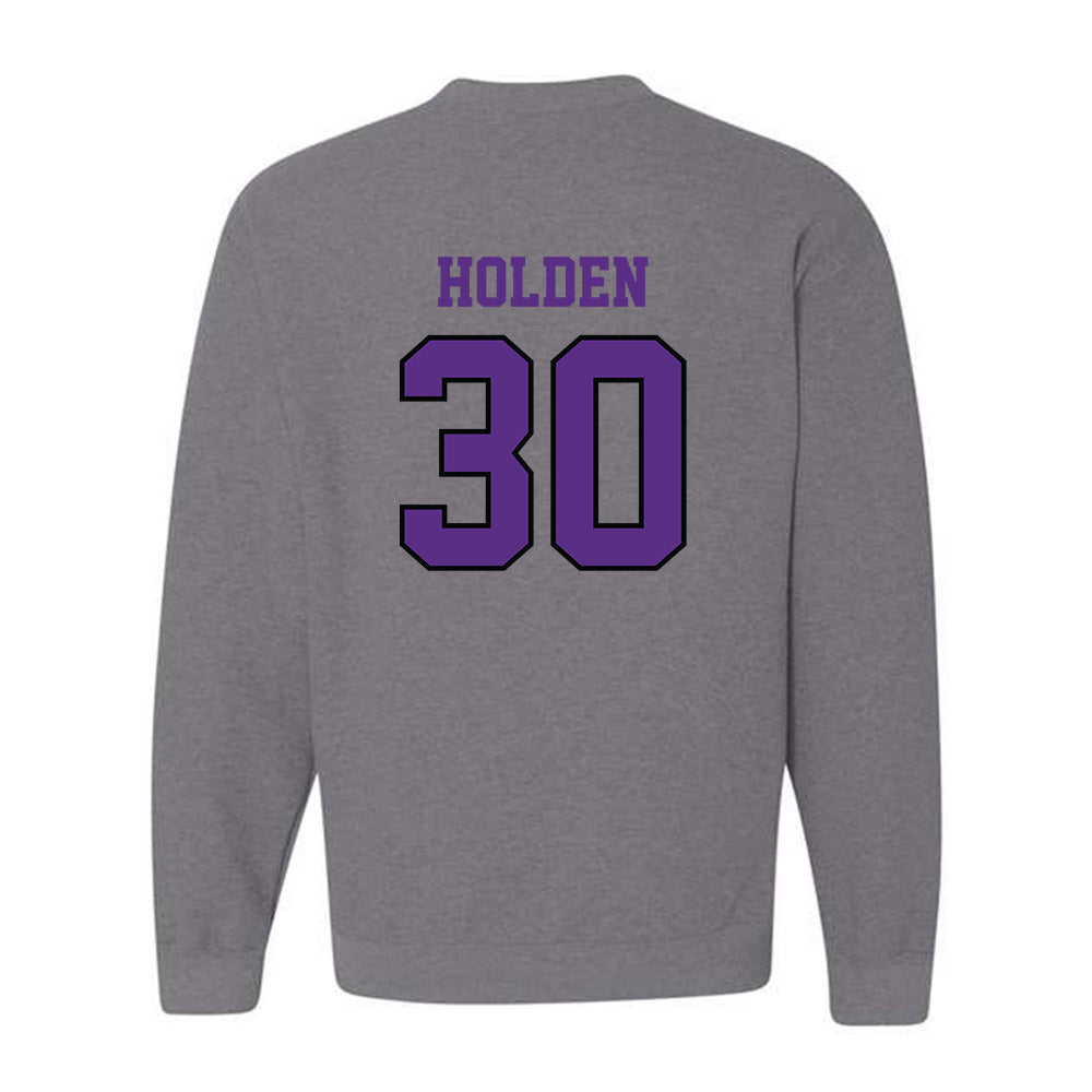 Stonehill - NCAA Men's Basketball : Anthony Holden - Classic Shersey Crewneck Sweatshirt-1