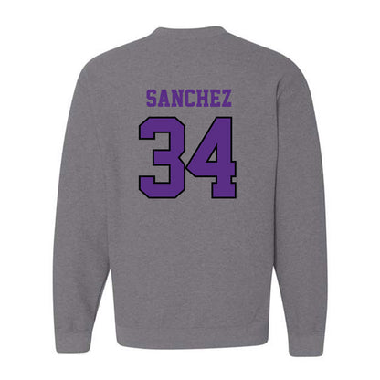 Stonehill - NCAA Football : Andrew Sanchez - Classic Shersey Crewneck Sweatshirt-1