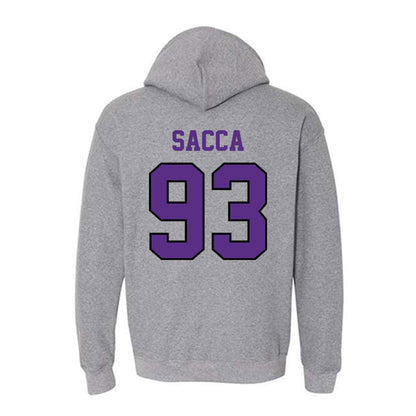 Stonehill - NCAA Women's Ice Hockey : Bella Sacca - Classic Shersey Hooded Sweatshirt-1