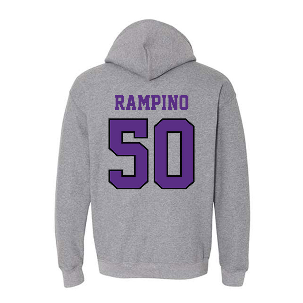 Stonehill - NCAA Football : Julian Rampino - Classic Shersey Hooded Sweatshirt-1