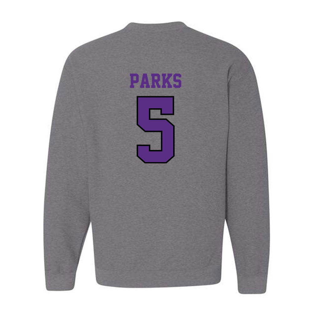 Stonehill - NCAA Baseball : Sam Parks - Classic Shersey Crewneck Sweatshirt-1