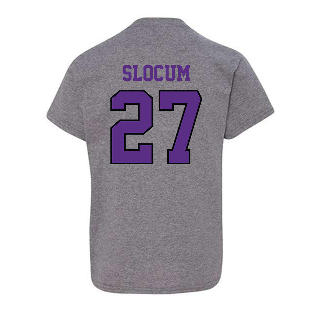 Stonehill - NCAA Women's Ice Hockey : Makenna Slocum - Classic Shersey Youth T-Shirt-1