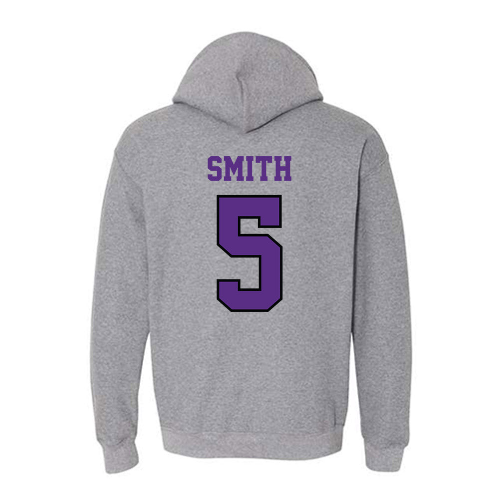 Stonehill - NCAA Women's Basketball : Rissi Smith - Classic Shersey Hooded Sweatshirt-1