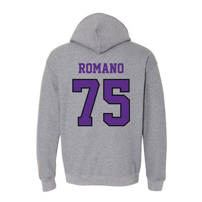 Stonehill - NCAA Football : Evan Romano - Classic Shersey Hooded Sweatshirt-1