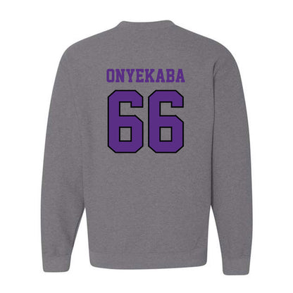 Stonehill - NCAA Football : Lotanna Onyekaba - Classic Shersey Crewneck Sweatshirt-1