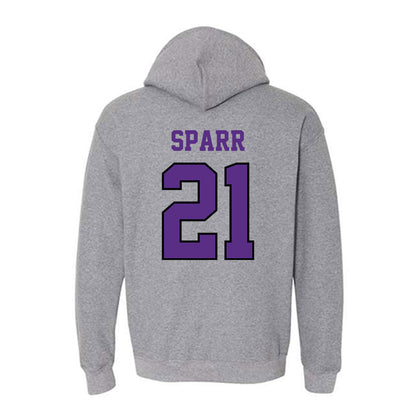 Stonehill - NCAA Baseball : Grayson Sparr - Classic Shersey Hooded Sweatshirt-1
