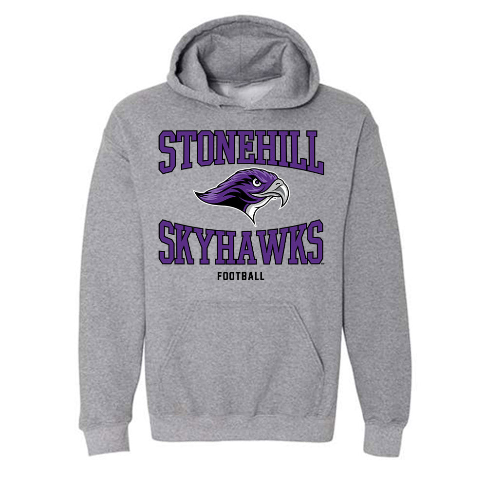 Stonehill - NCAA Football : John Flynn - Classic Shersey Hooded Sweatshirt-0