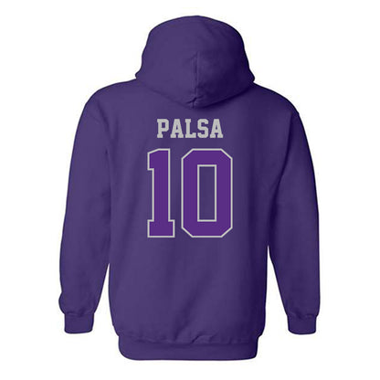 Stonehill - NCAA Women's Ice Hockey : Payton Palsa - Classic Shersey Hooded Sweatshirt-1