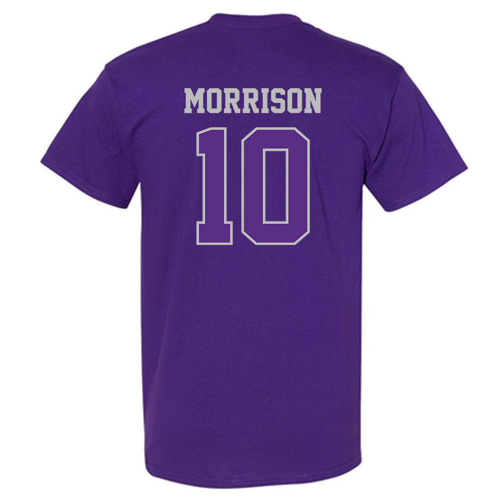 Stonehill - NCAA Baseball : Cam Morrison - Classic Shersey T-Shirt-1