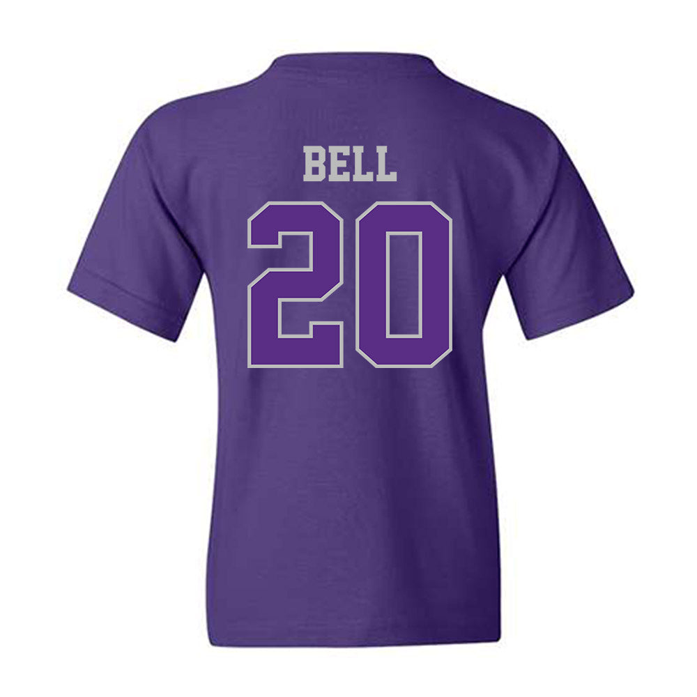 Stonehill - NCAA Baseball : Hunter Bell - Classic Shersey Youth T-Shirt-1