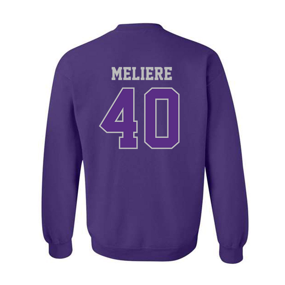 Stonehill - NCAA Baseball : Kenny Meliere - Classic Shersey Crewneck Sweatshirt-1
