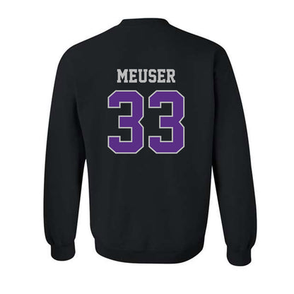 Stonehill - NCAA Men's Basketball : Ethan Meuser - Classic Shersey Crewneck Sweatshirt-1