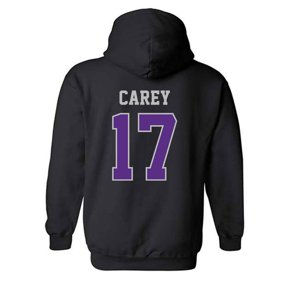 Stonehill - NCAA Women's Soccer : Katie Carey - Classic Shersey Hooded Sweatshirt-1
