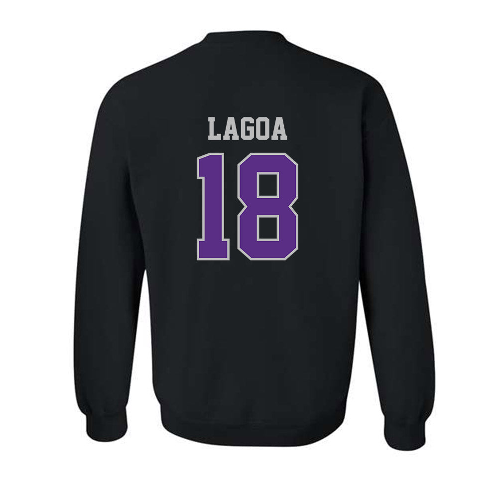 Stonehill - NCAA Men's Soccer : Nathan Lagoa - Classic Shersey Crewneck Sweatshirt-1
