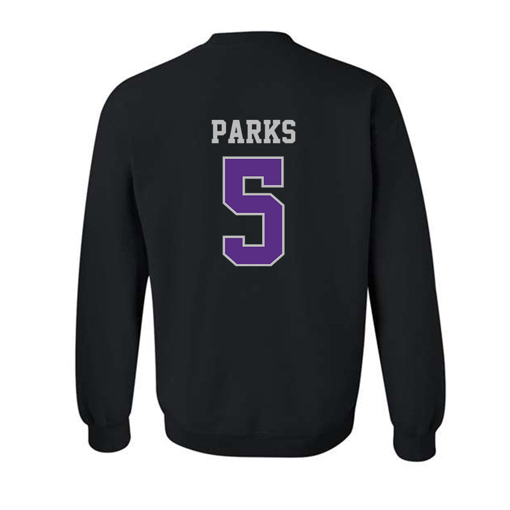 Stonehill - NCAA Baseball : Sam Parks - Classic Shersey Crewneck Sweatshirt-1