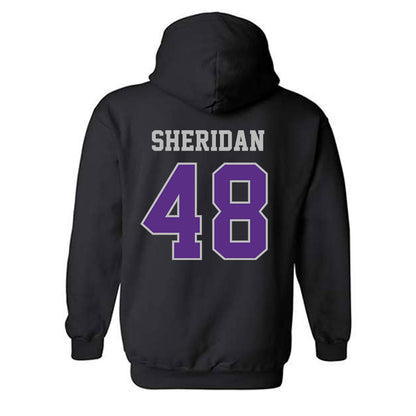 Stonehill - NCAA Football : Kevin Sheridan - Classic Shersey Hooded Sweatshirt-1