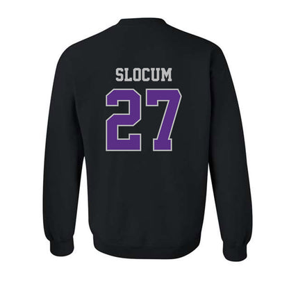 Stonehill - NCAA Women's Ice Hockey : Makenna Slocum - Classic Shersey Crewneck Sweatshirt-1