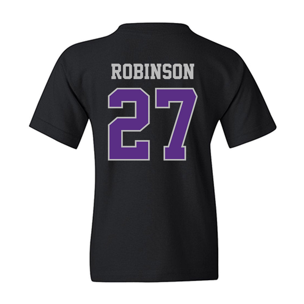 Stonehill - NCAA Baseball : Kacin Robinson - Classic Shersey Youth T-Shirt-1