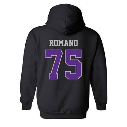 Stonehill - NCAA Football : Evan Romano - Classic Shersey Hooded Sweatshirt-1