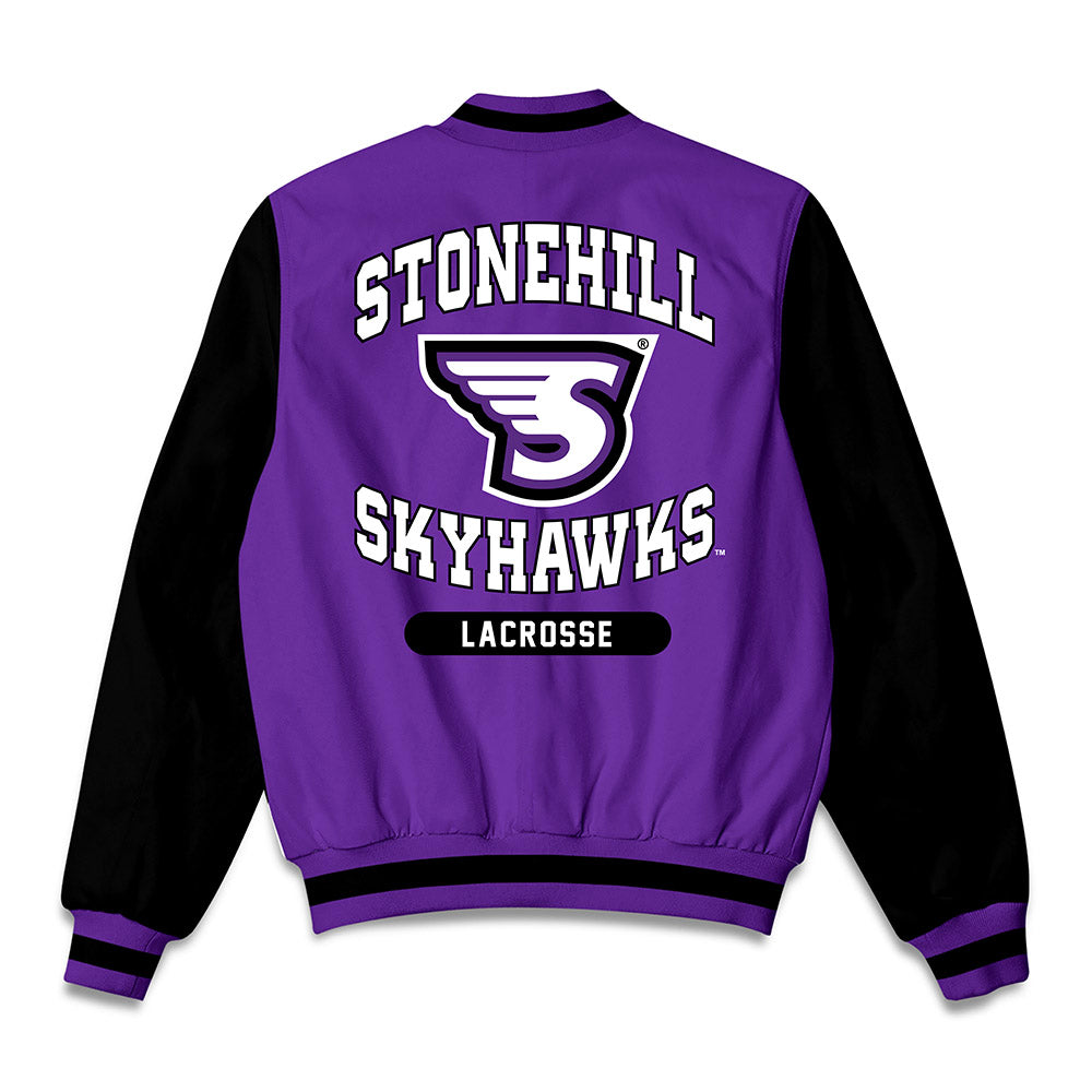 Stonehill - NCAA Women's Lacrosse : Grace Murphy - Bomber Jacket-1