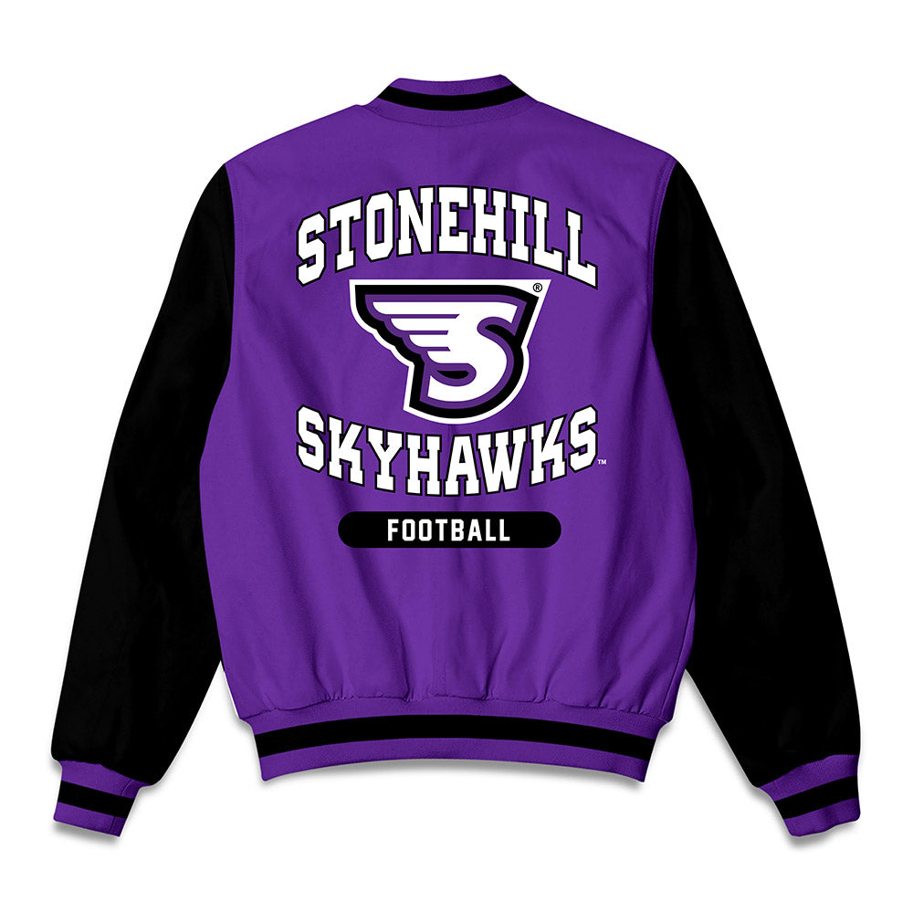 Stonehill - NCAA Football : Noah Mackenzie - Bomber Jacket-1
