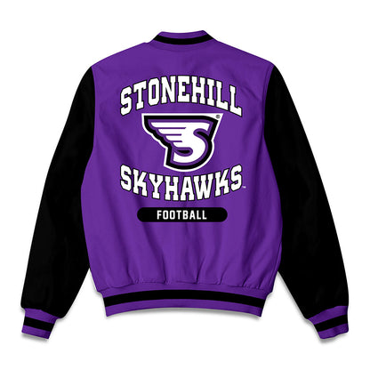 Stonehill - NCAA Football : Noah Mackenzie - Bomber Jacket-1