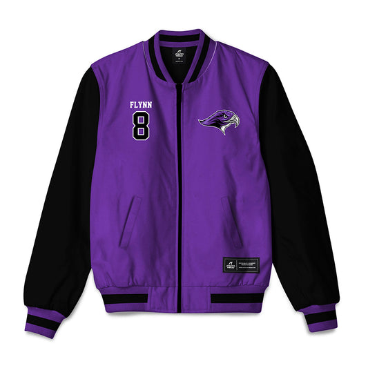Stonehill - NCAA Football : John Flynn - Bomber Jacket-0